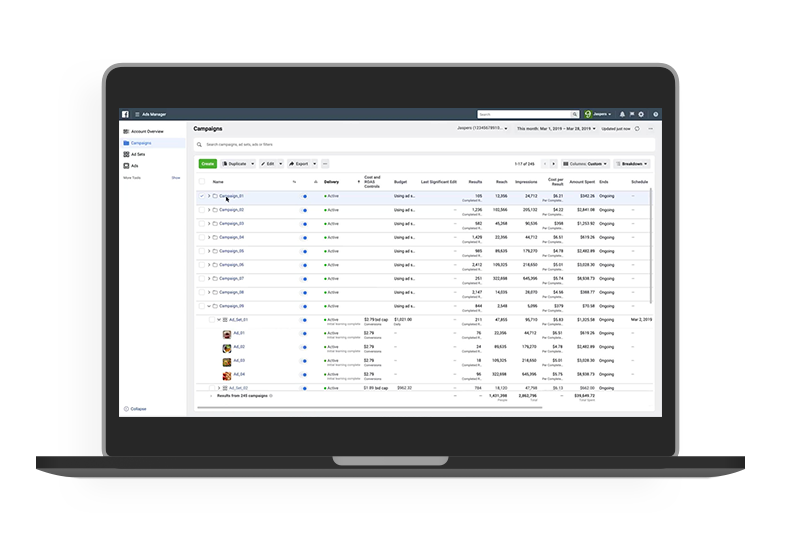 פרסום במנהל מודעות פייסבוק